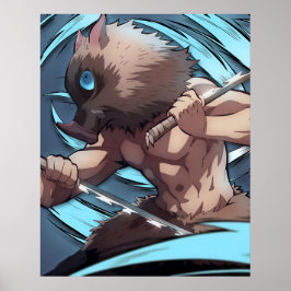 Inosuke Hashibira-Poster Poster
