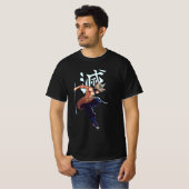 "Inosuke Hashibira roze" T-shirt (Voorkant volledig)