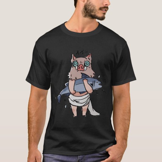 Inosuke vissen t-shirt (Voorkant)