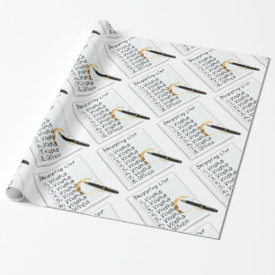 INP AKPAPPIER, VODKA BOODSCHAPLIJSTJE. CADEAUPAPIER