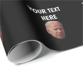 INPAKKAPPIER MET JOE BIDEN KERSTEDITIE CADEAUPAPIER (Rol Hoek)