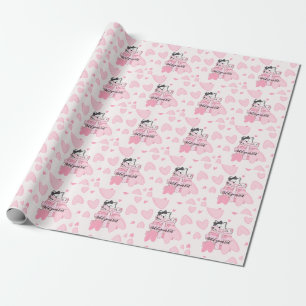 Inpakken met stijl – Kat & Boek Thema Cadeau Papie Cadeaupapier