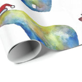 Inpakpapier, 30 in x 6 ft Beer Santa Cadeaupapier (Rol Hoek)