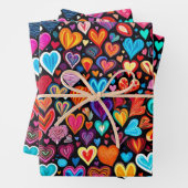 inpakpapier blad kleine harten inpakpapier (In situ)