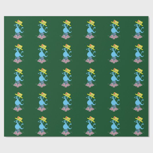 Inpakpapier - Blauw(Tweet) RFPMDesigns ©️2024 (Vlak)