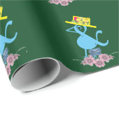 Inpakpapier - Blauw(Tweet) RFPMDesigns ©️2024 (Rol Hoek)