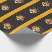 Inpakpapier blijf wild ontwerp  (Hoek)