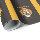 Inpakpapier blijf wild ontwerp  (Rol Hoek)