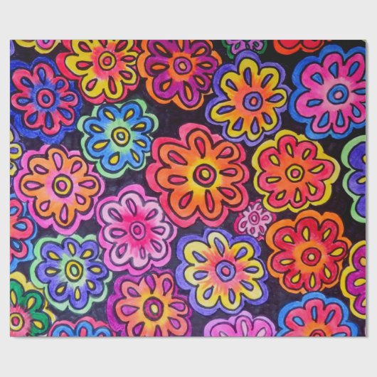 Inpakpapier - Bloemen 01 (Vlak)