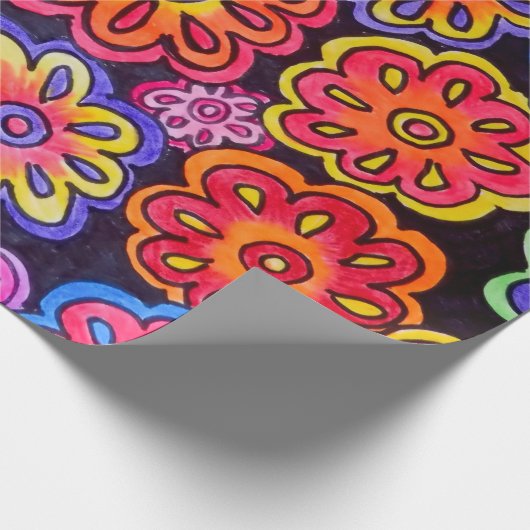 Inpakpapier - Bloemen 01 (Hoek)