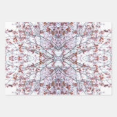 Inpakpapier: Collaged Cherry Blossom Design Inpakpapier Vel (Voorkant)