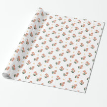 Inpakpapier Ditsy Bloem Motief