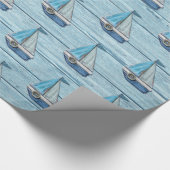 Inpakpapier Driftwood Beach jacht ontwerp (Hoek)