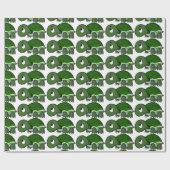 Inpakpapier - Grappige Schildpad (Vlak)