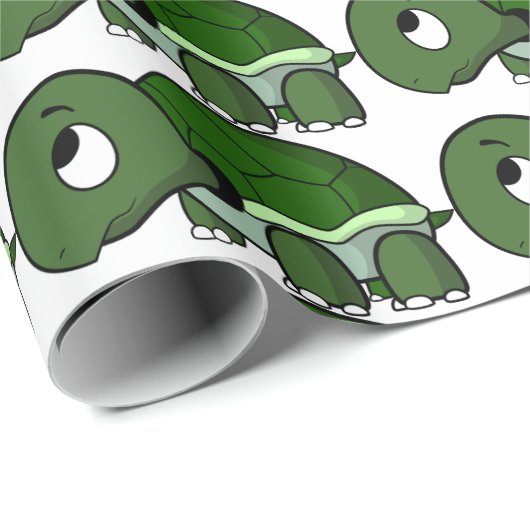 Inpakpapier - Grappige Schildpad (Rol Hoek)
