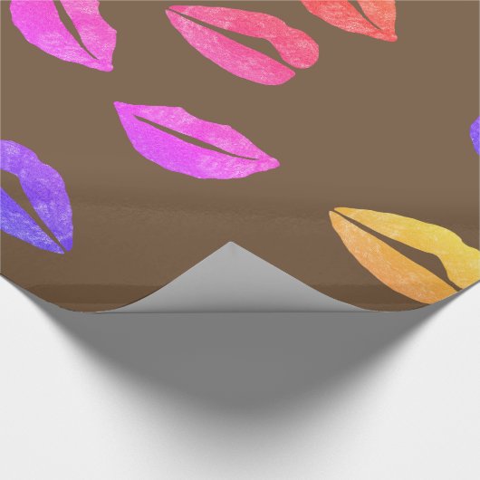 inpakpapier haar lippen (Hoek)