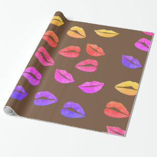 inpakpapier haar lippen