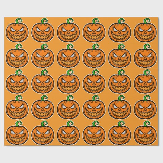 Inpakpapier Halloween-feest (Vlak)