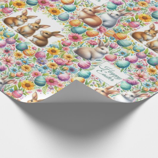  inpakpapier Happy Easter Gifts (Hoek)