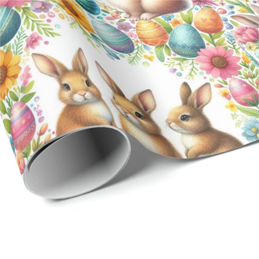  inpakpapier Happy Easter Gifts (Rol Hoek)