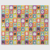 Inpakpapier Happy Guinea Pigs (Vlak)