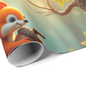 inpakpapier-herfstbos cadeaupapier (Rol Hoek)