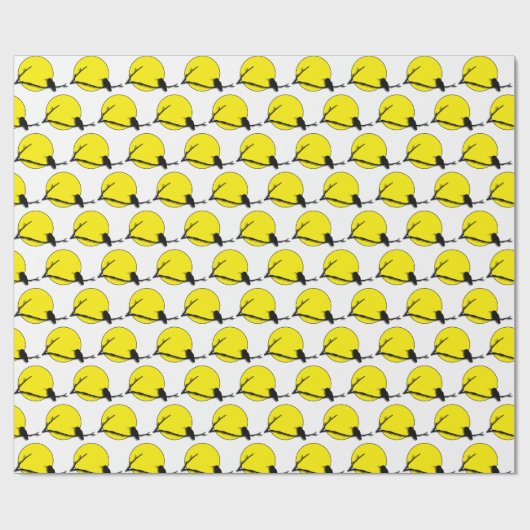 Inpakpapier - Hummingbird Silhouette (Vlak)