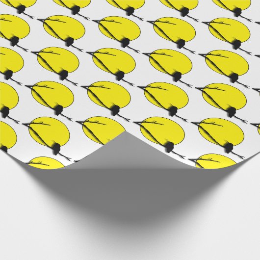 Inpakpapier - Hummingbird Silhouette (Hoek)