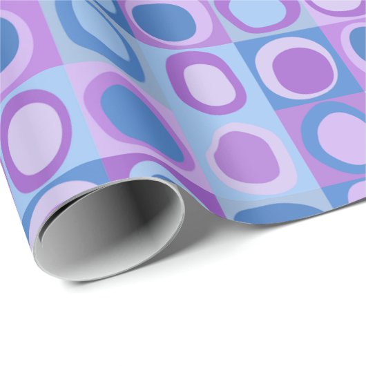 inpakpapier in herhalend abstract patroon (Rol Hoek)