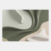 Inpakpapier in stijlvolle abstracte vormgeving vel (Voorkant)