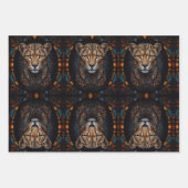 Inpakpapier is voorzien van een mozaïek Cheetah (Voorkant 2)