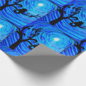 Inpakpapier - Kat en het maanlicht - groot 002 (Hoek)