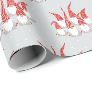 Inpakpapier - Kerst-Kabouters