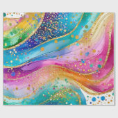 Inpakpapier Kleurrijk abstract ontwerp (Vlak)