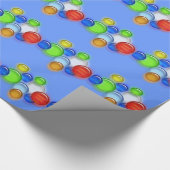 Inpakpapier - Kleurrijke bubbels (Hoek)