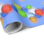 Inpakpapier - Kleurrijke bubbels (Rol Hoek)