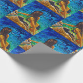 INPAKPAPIER - MEISJE IN ROCKPOOL (Hoek)