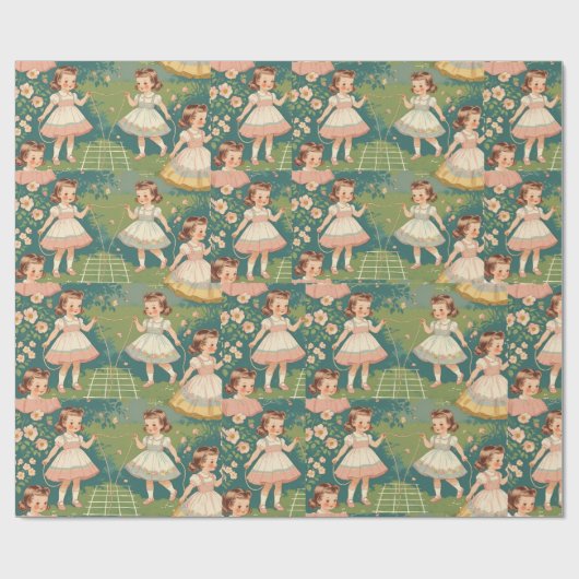 Inpakpapier- Meisjes Inpakpapier (Vlak)