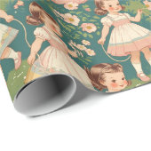 Inpakpapier- Meisjes Inpakpapier (Rol Hoek)