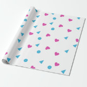 Inpakpapier met afwisselende patronen (Uitgerold)