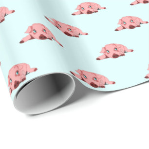 Inpakpapier met Biggetje