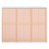 inpakpapier met een herhalend rood patroon, of kalender (Hoes)