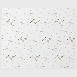 inpakpapier met een mistletoe patroon