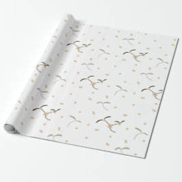 inpakpapier met een mistletoe patroon