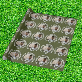 inpakpapier met golfthema voor mannen