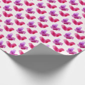 Inpakpapier met hartvormige vingerafdrukken (Hoek)