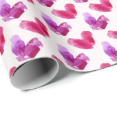 Inpakpapier met hartvormige vingerafdrukken (Rol Hoek)