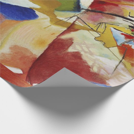 Inpakpapier met Kandinsky schilderij (Hoek)