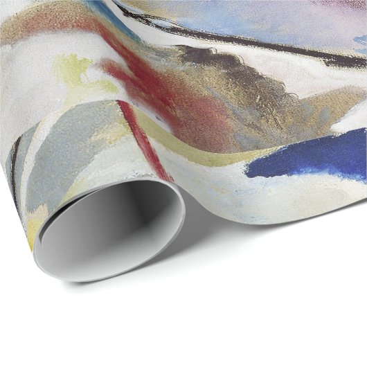 Inpakpapier met Kandinsky schilderij (Rol Hoek)