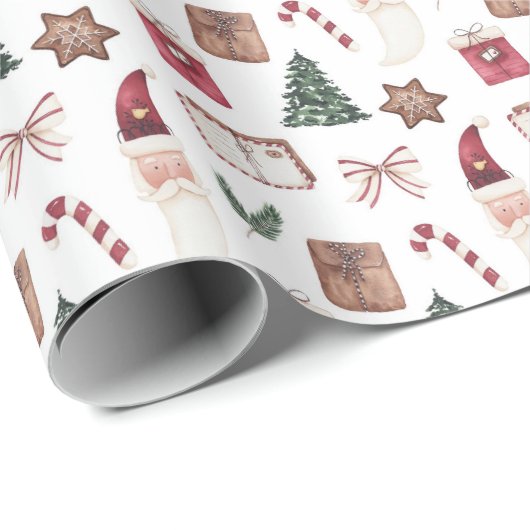 Inpakpapier met kerstthema (Rol Hoek)